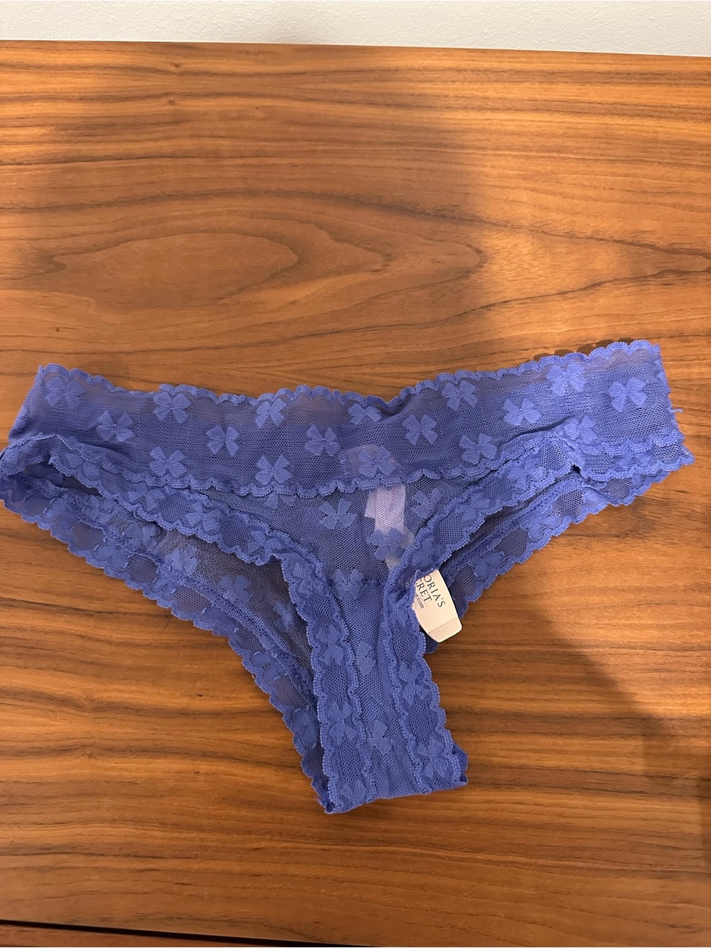 Victoria's Secret Lace Bikini Briefs - Periwinkle